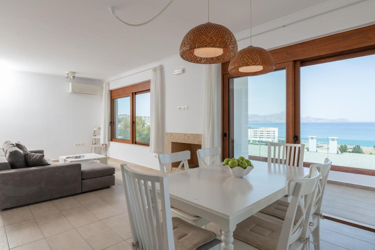 Villa Milena With Private Pool, Vlicha Beach Lindos Líndos Exterior foto